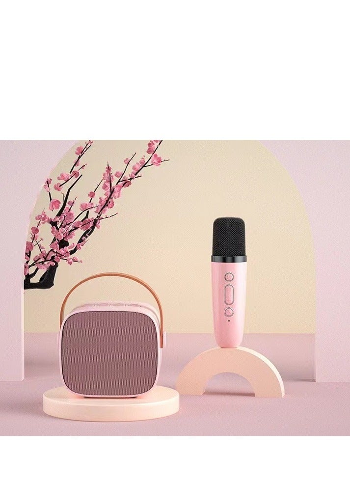 Bluetooth Audio Portable Wireless Microphone K-song Microphone Set - Image 2