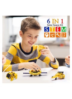 Y&D SYOSI Solar Robot Space Toys, 120Pcs Building Experiments Robots STEM Projects for Kids Age 8-14, Lego Set Science Kits Teenage Ages 9 10 11 12  - Image 2