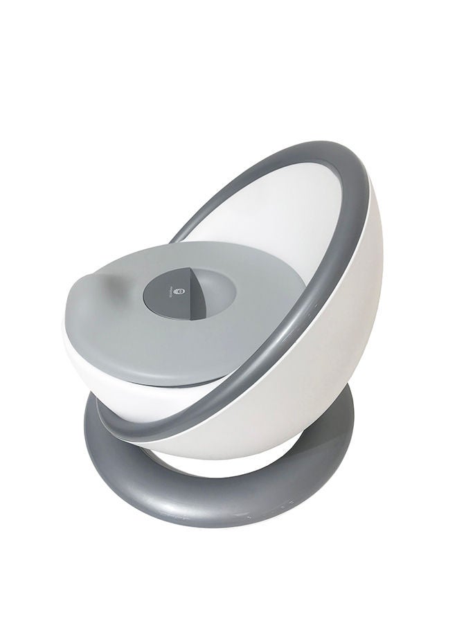 mini panda Space Tolly Potty Training Seat, Cool Gray - Image 3
