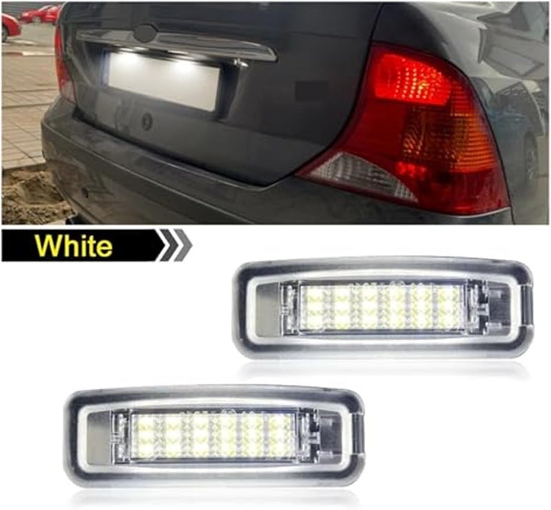 Wivplex 2Pcs White License Plate Light for Ford Focus MK1 - Image 3