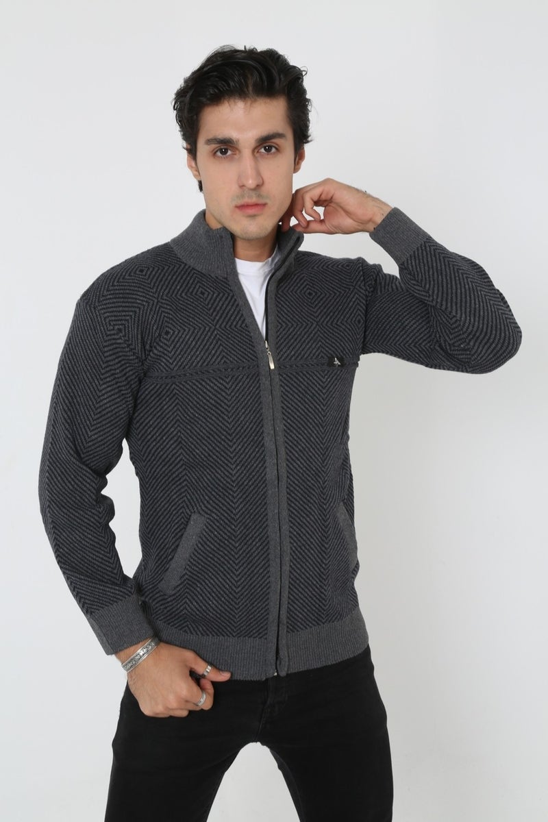 KMK Kombin KMK Combination Baba Super Oversized Knitwear Zippered Knitted Cardigan & Sweater  - Image 4