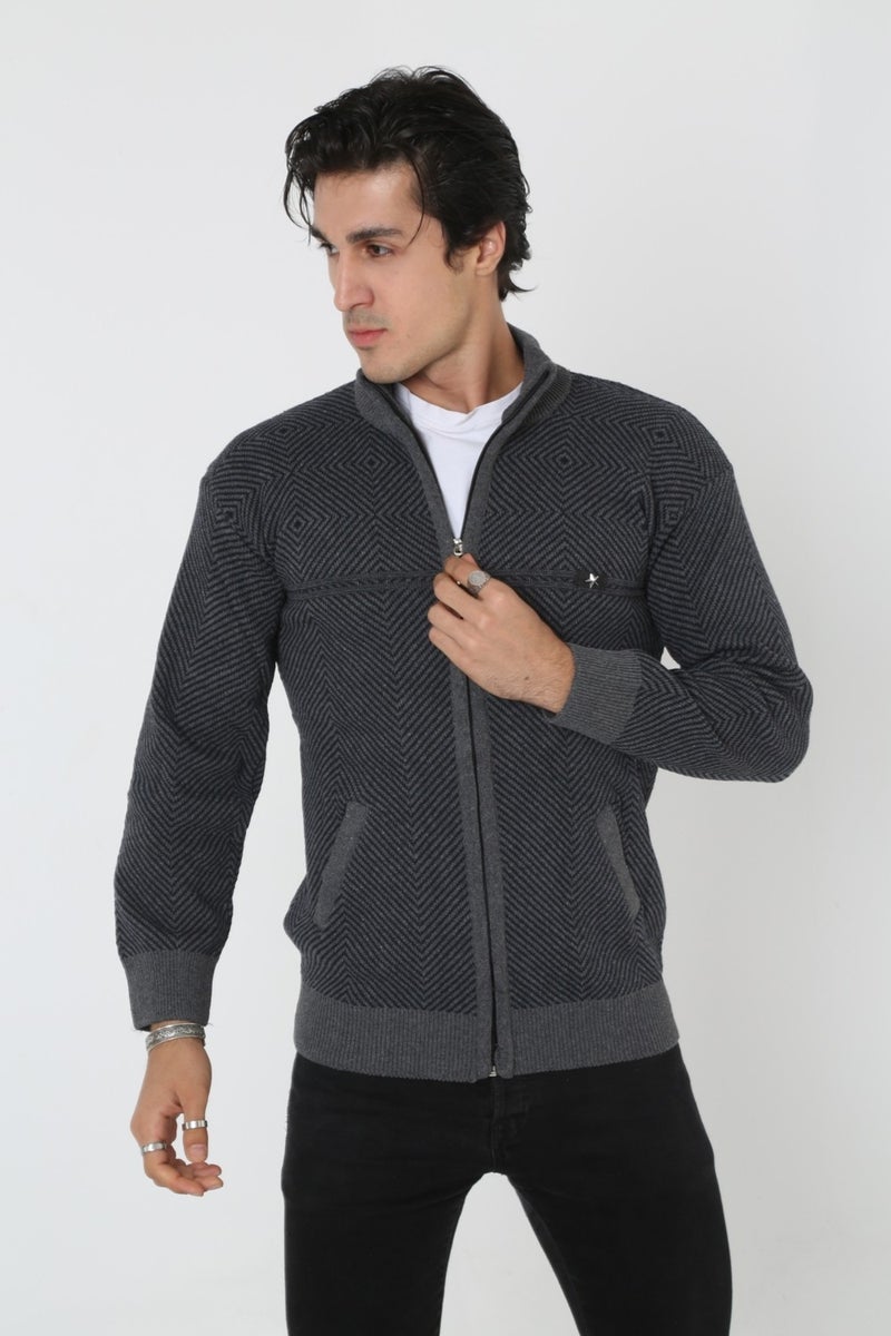 KMK Kombin KMK Combination Baba Super Oversized Knitwear Zippered Knitted Cardigan & Sweater  - Image 3