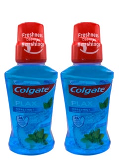Colgate Pack Of 2 Colgate Plax Peppermint Mouth Wash 250 ml  - Image 1