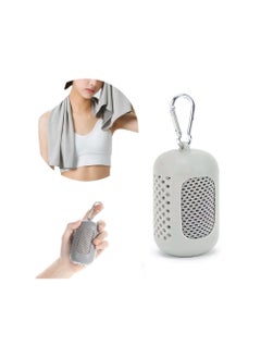 Cooling Gym Towel,Ice Towel for Neck and Face,Chilly Towel with Silicone Portable Storage Box,Breathable Sweat Towel for Yoga,Running,Gym,Outdoor Sports,80cm x 30cm(gray) - pzsku/ZED591BB0FA5455519E88Z/45/_/1727596801/13170302-071f-4ee1-8ba4-ba370013efb0