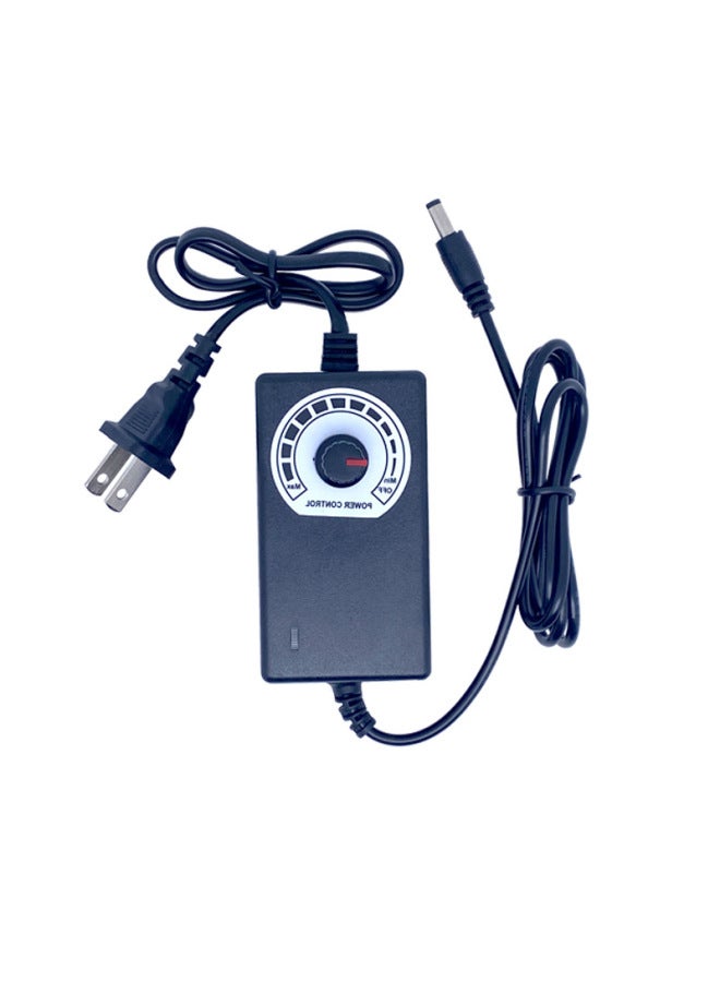 9-24V3A Governor Power Supply DC Adjustable Section Voltage 3-12V5A With Display 60W Power Adapter-Color:Black-Specifications:Desktop Model 9v-24v3a [with Display]  - Image 5