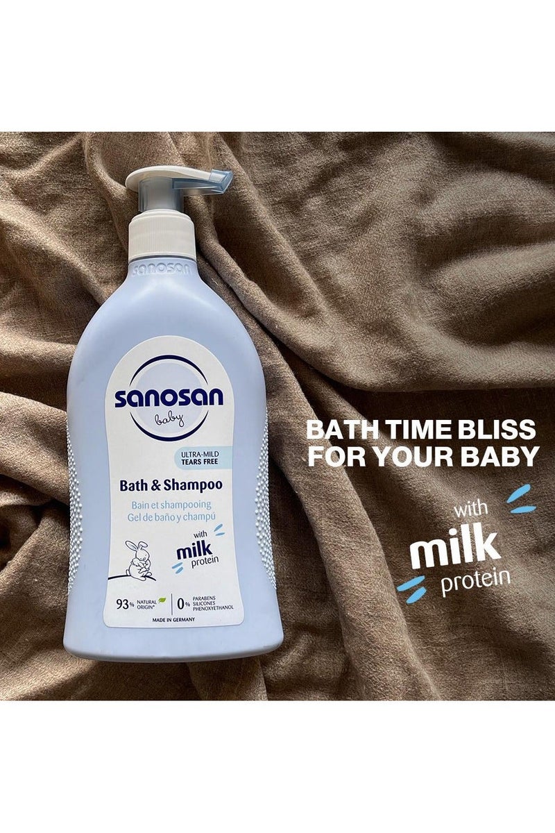 Sanosan Baby Bath & Shampoo- 200 Ml (Packaging may vary) - Image 4