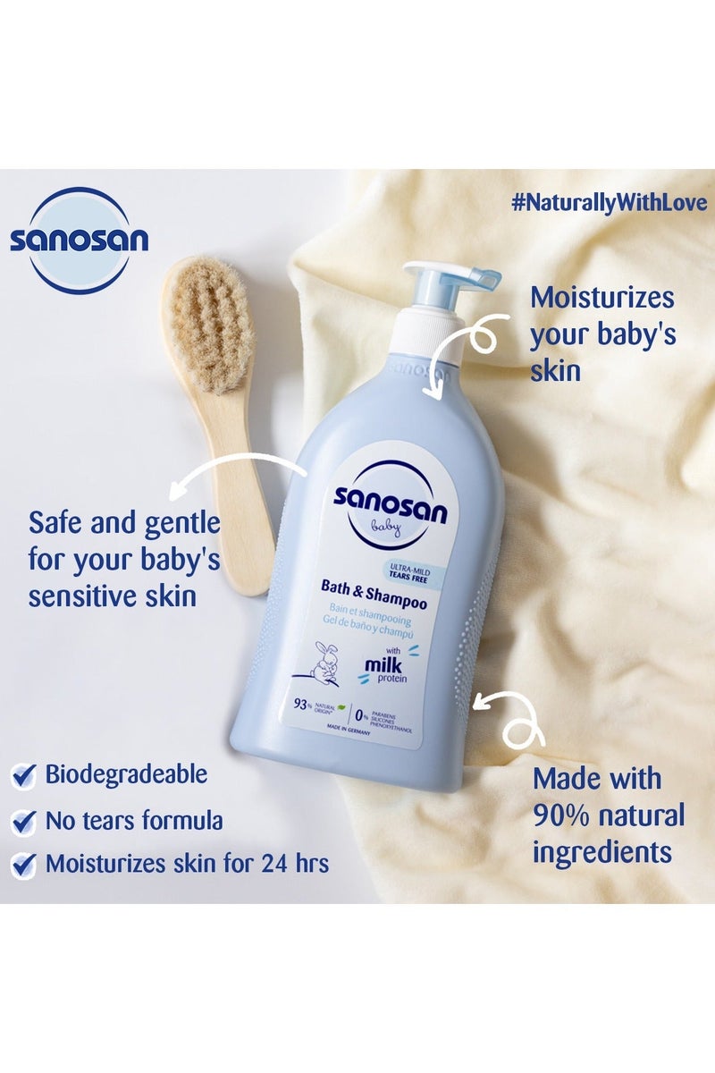 Sanosan Baby Bath & Shampoo- 200 Ml (Packaging may vary) - Image 3