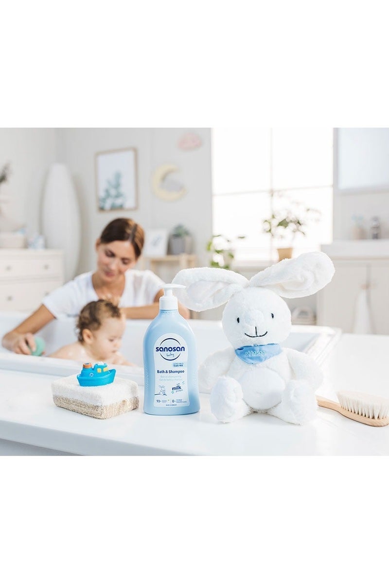 Sanosan Baby Bath & Shampoo- 200 Ml (Packaging may vary) - Image 5