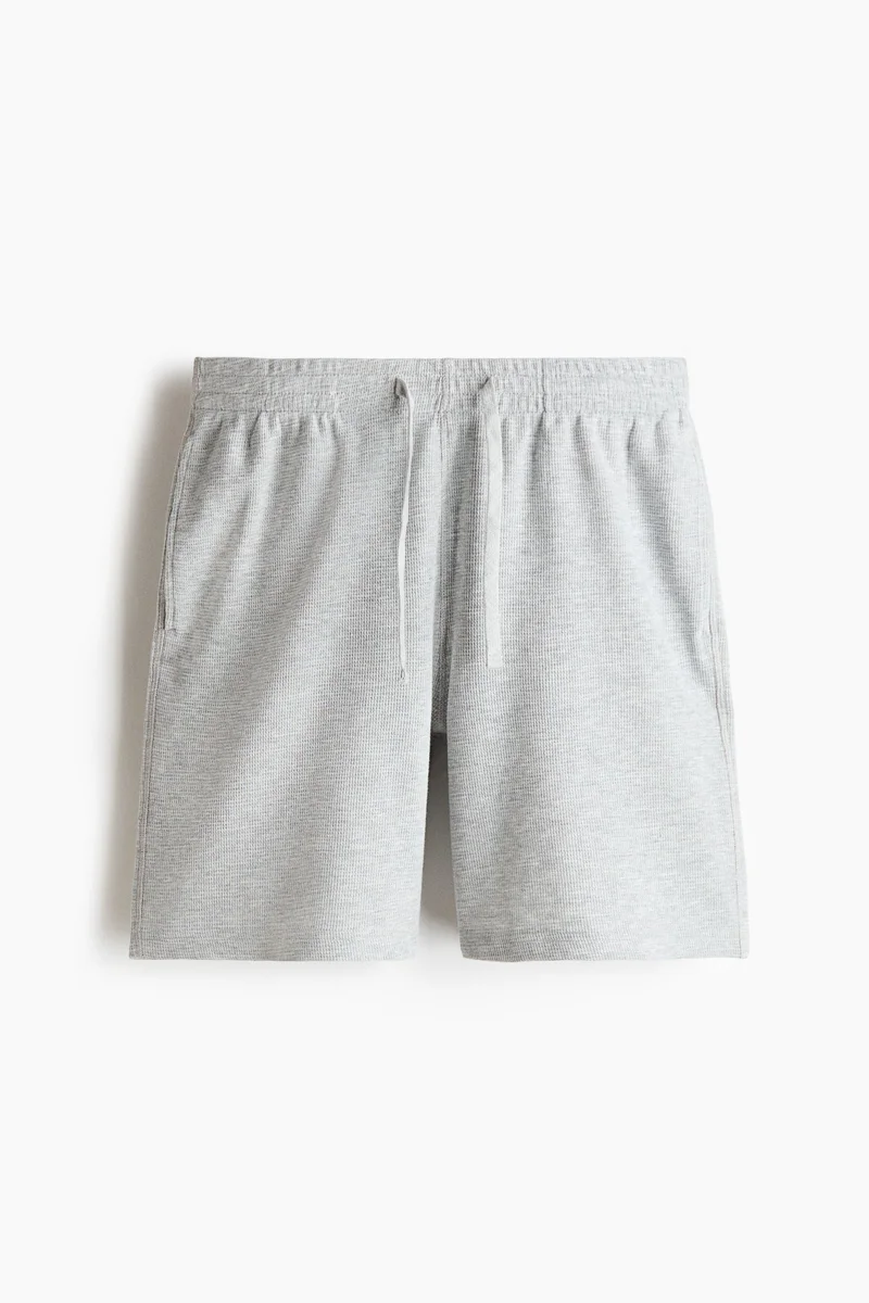 Relaxed Fit Waffled shorts