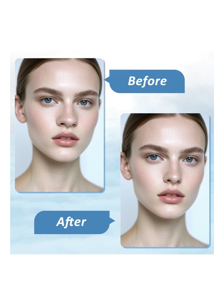 جايسوينغ 100 ملصق شريط تخفيف الأنف الخفي، شد فتحات الأنف، تحسين شكل الأنف، مثالي للأنوف الكبيرة والجسر الأنفي المنخفض، رقع خفيفة لتشكيل الأنف (10*10 قطع، شفافة) - Image 5