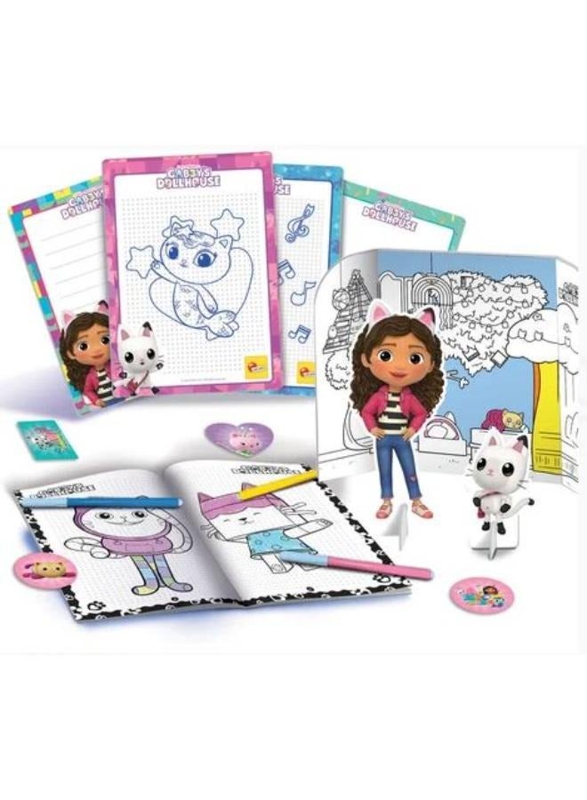 Gabby's Dollhouse Gabby's Dollhouse Backpack With Coloring And Drawing Kit  - Image 3