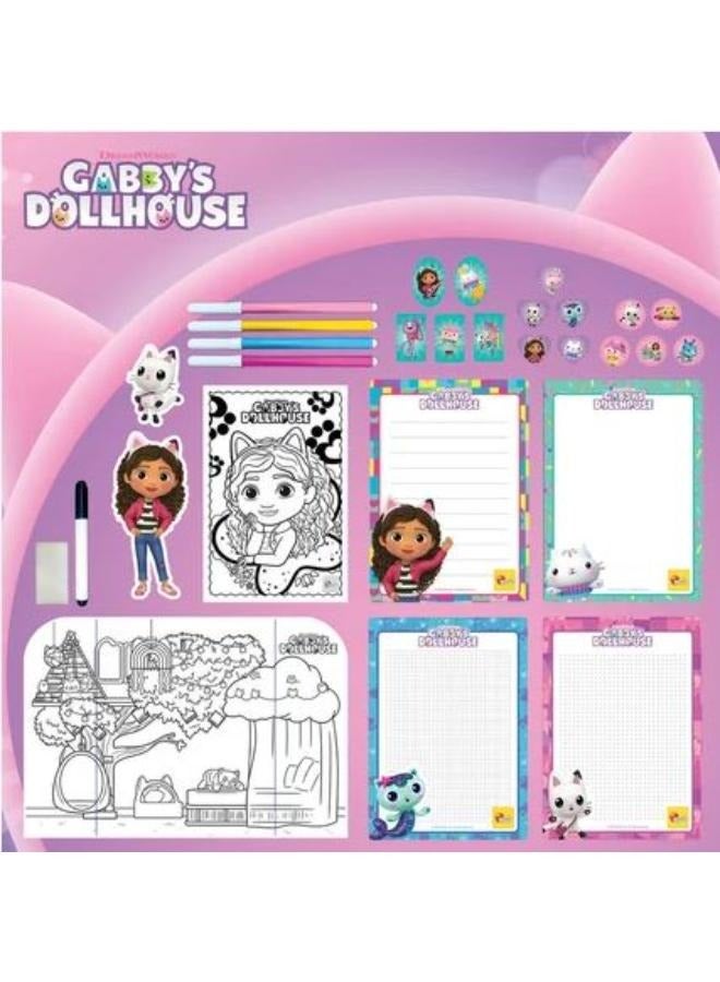 Gabby's Dollhouse Gabby's Dollhouse Backpack With Coloring And Drawing Kit  - Image 4