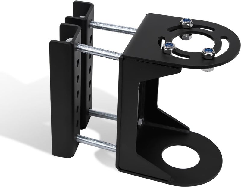 Autoholic Trailer Tongue Jack Stand Bracket Bolt-On Relocation Kit for 3-Bolt and A-Frame Style Tongue Jack - Image 1