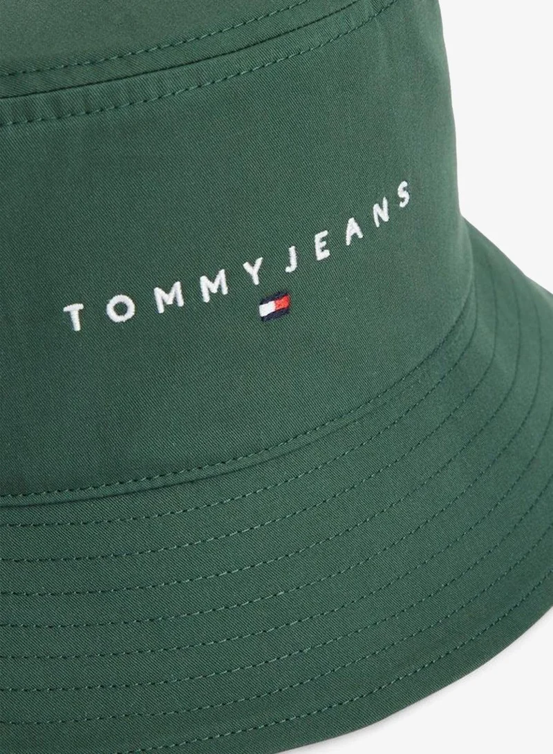 Tommy Jeans Shadow Pine Linear Logo Embroidery Twill Bucket Hat  | Best Price UAE