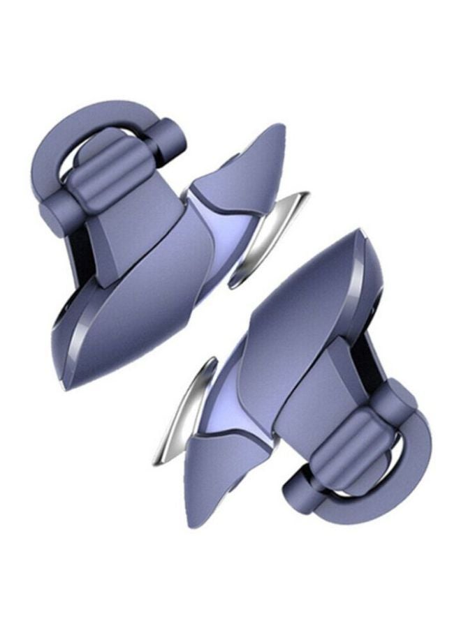 EHOME 2-Piece Gamepad Trigger Controller - Blue/Silver - Wireless - Image 1