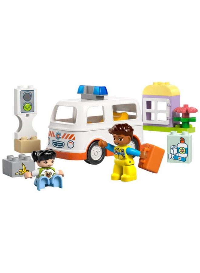 LEGO Ambulance With Driver Building Set  - Image 3