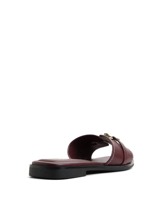 Aldo  Francea Ladies Red Flat Sandals for Women | Best Price UAE