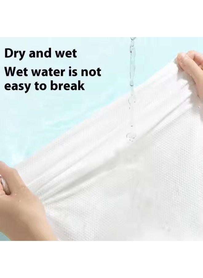 GORA Disposable Cotton Face Towels | Single Use Facial Towels | Soft Thick Ultra Absorbent | Quick Dry | Skin Friendly | Travel Towel | Gym Towel | Makeup Removal Towel | Home Spa Salon | Portable | Men Women - Image 5