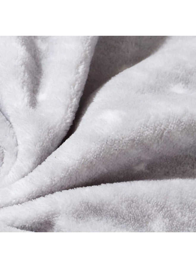 CREVENT 30''X40'' Cute Cozy Fluffy Warm Baby Blanket For Boys Infants Toddlers' Bedding Crib Cot Stroller Baby Shower Birthday Newborn'S Gift Grey Cloud - Image 4