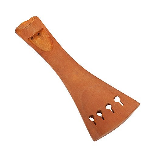 VGEBY 4/4 Wood Violin Parts with Chin Rest Endpin Tailpiece Cork Wood Tuning Pegs Screw Tail Gut Violin Accessory Kit Violin Accessories Violin Tailpiece Violin Tailpiece Chinrest For 4/4 Violin - Image 3