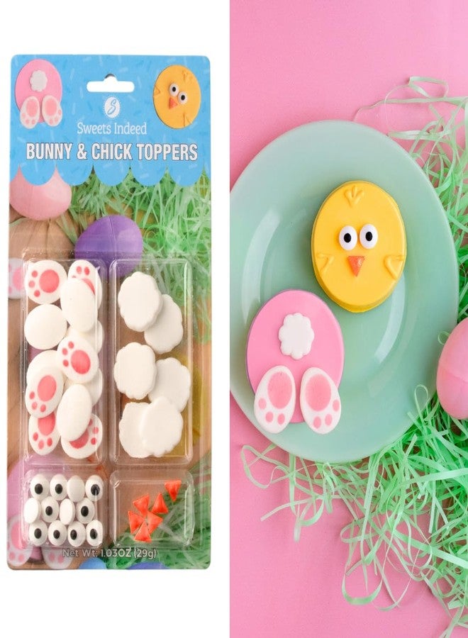 Sweets Indeed Easter Dextose Candy Shapes, Assorted Variety, Perfect for Cake Decorations, Baking, Ice Cream, Cookies, Cupcake Topper, 1.03 ounces - Image 1