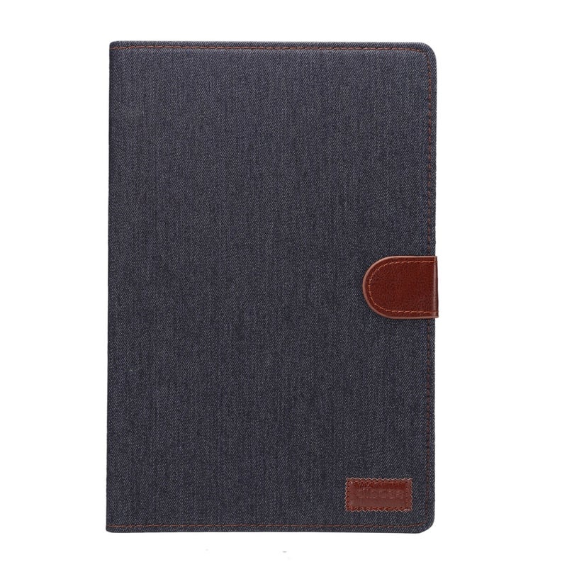 Dibase For Huawei Mediapad M5 10.8 Inch Cowboy Leather Case Surface Pu Leather Case With Holder & Card Slots & Wallet(Black) - Image 2