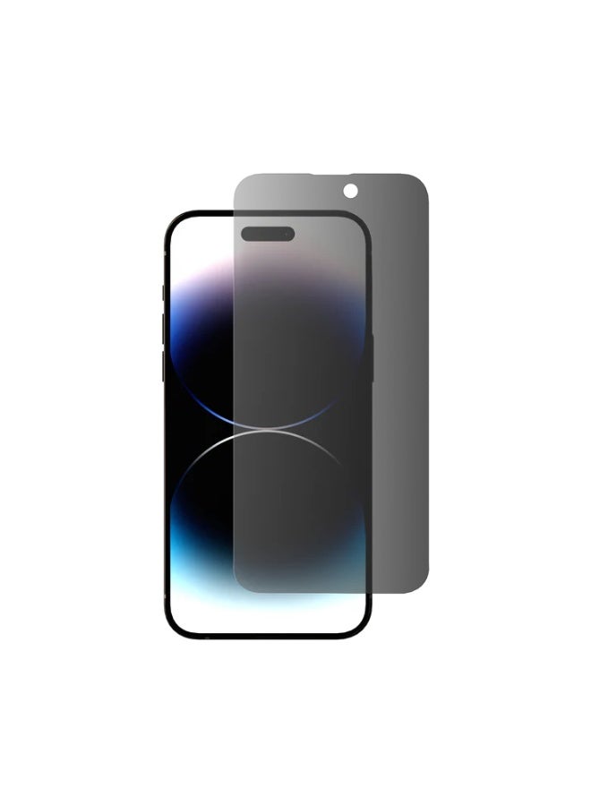 بروستايل واقي شاشة الخصوصية لجهاز iPhone 14 Pro Max - زجاج مقسّى مضاد للتجسس بزاوية 30 درجة، صلابة 9H، حماية ممتازة مقاومة للخدش - Image 1