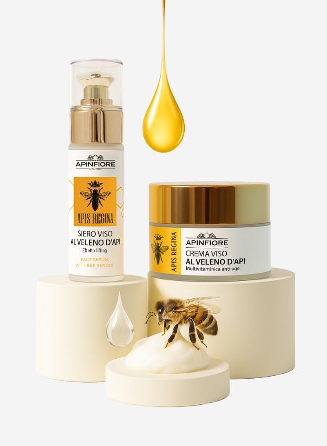 Apinfiore Bee Venom Skincare Duo – Anti-Aging, Lifting & Firming Serum + Cream - Image 1