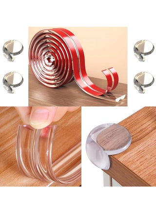 4 Meter Safety Edge Corner Protector Strip with 4 Adhesive Corner Guards, Baby Proofing Guards, Tables, Furniture, Soft Silicone Bumper Strip Child Edge Protector for Cabinets - pzsku/ZED59C883A9A4B01E0230Z/45/1746761659/37204b05-2e53-4b35-b29e-df8cea5d3e2d