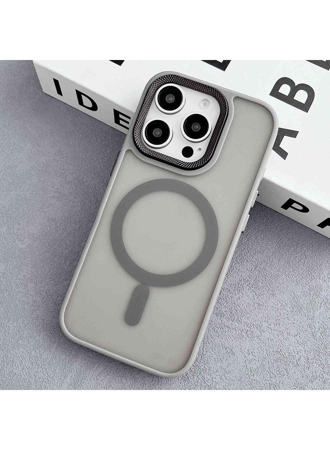 S-TOP Case For iPhone 12 Pro Diamond Lens Frame PC Hybrid TPU MagSafe Phone Case - Image 1