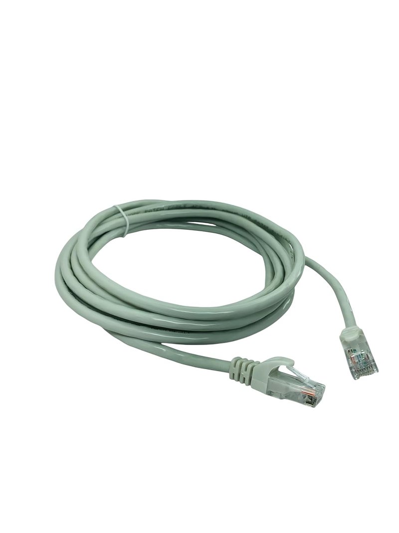 Upix Ethernet Patch Cord CAT6E, RJ45 LAN Cable - 3 Meters (9.8 Feet) - White - Image 4