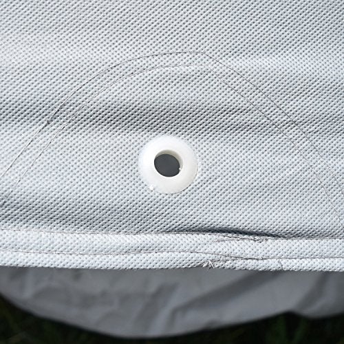 Budge Duro 3 Layer SUV Cover, Water Resistant, Scratchproof, Dustproof Cover, Fits SUVs up to 17'5", Gray - Image 2