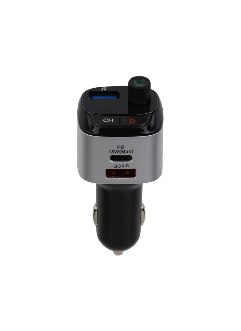 Bastec - BASTEC Car Charger with 2 USB and PD Ports with MP3 Audio Adapter - Image 1