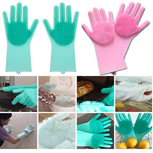 IONIX Silicone Hand Gloves, Gloves for Dish Washing, Kitchen gloves, Gloves for Cleaning, Pack of 01 - Image 5