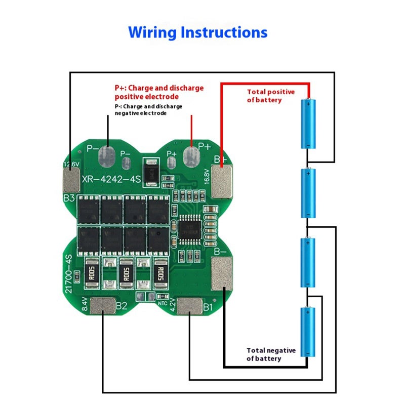 10A 15A 20A 4S 21700 Battery Protection Module Lightweight Durable Easy to Install - Image 4