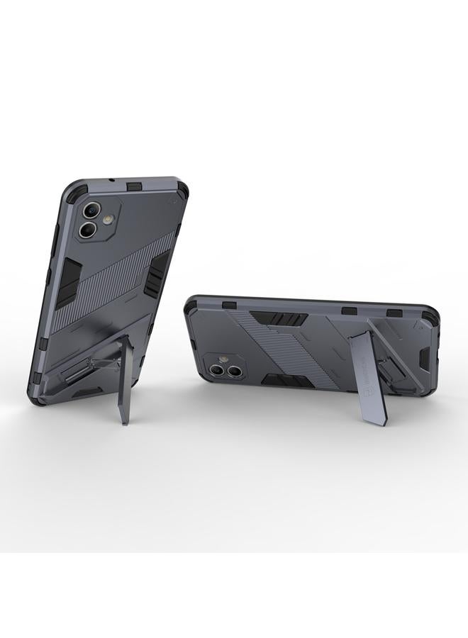 اس-توب جراب لهاتف Samsung Galaxy A04 4G Punk Armor 2 في 1 PC + جراب هاتف مقاوم للصدمات من مادة TPU - Image 3
