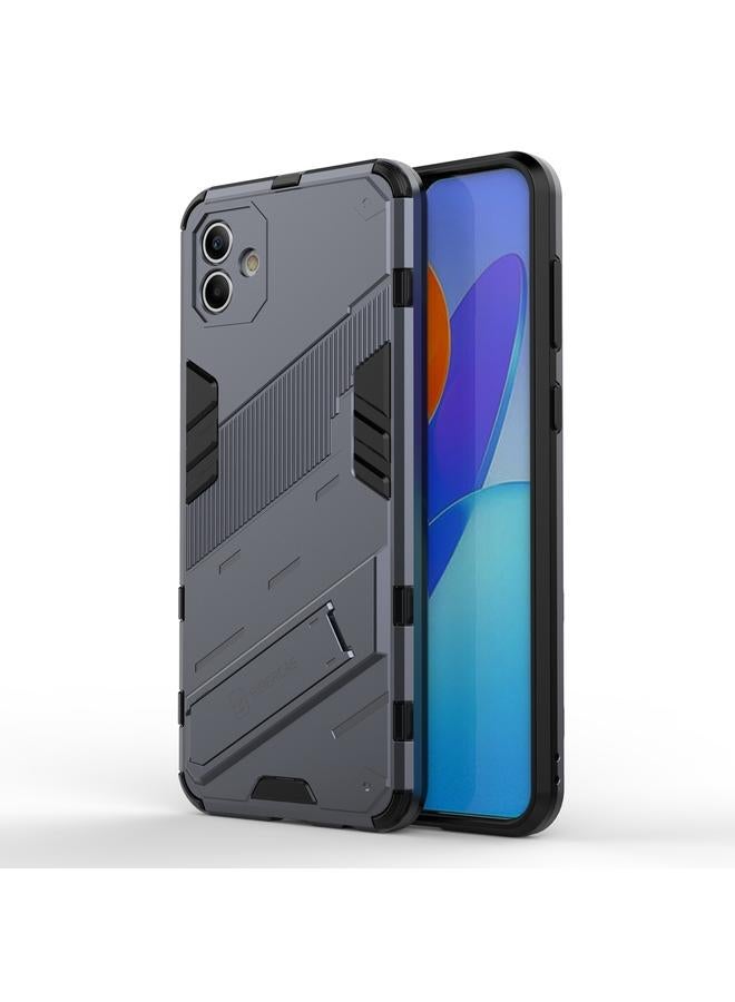 اس-توب جراب لهاتف Samsung Galaxy A04 4G Punk Armor 2 في 1 PC + جراب هاتف مقاوم للصدمات من مادة TPU - Image 1