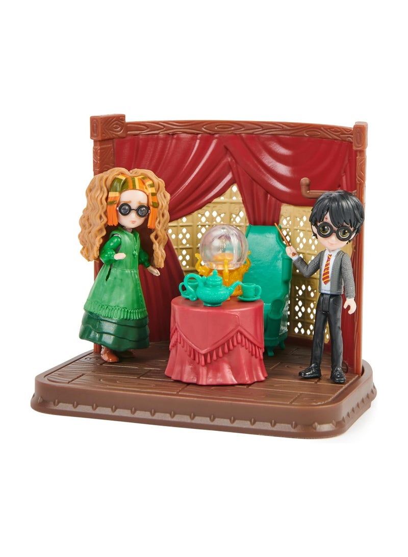 Harry Potter Wizarding World Harry Potter, Magical Minis Hogwarts Divination Classroom, 2 Exclusive Figures and 6 Accessories - Image 2
