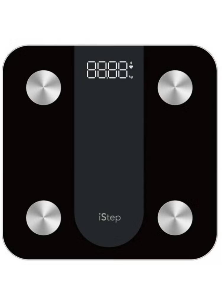 iStep Wireless Smart Body Scale, Set Goals, Track Progress With Your Health Data, And Get Instant Readouts On 15 Body Health Metrics.