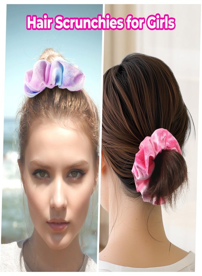 WSYUB Spa Headband and Wristband Set with Hair Scrunchies, Face Wash Headbands, Makeup Skincare Headband Wrist Bands for Washing Face - Image 4