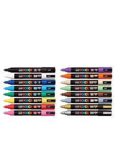 POSCA 16-Piece POSCA Extra Fine Paint Marker Multicolor  - Image 2