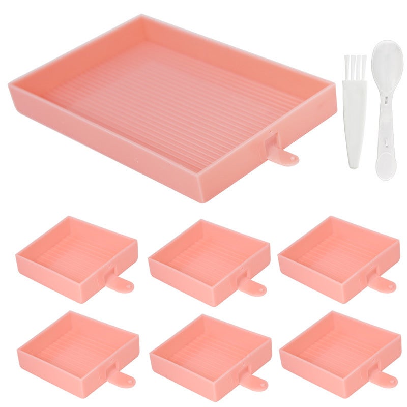 Diamond Painting New Turning Drill Tray Tool Set Diy Multifunctional Funnel Row Drill Dot Drill Tray Dot Drill Pen Sieve Drill - Image 1