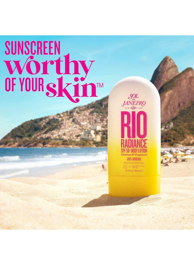 سول دي جانيرو لوشن الجسم ريو راديانس 100% معدني 100% من سول دو جانيرو بعامل حماية الأشعة فوق البنفسجية طويلة ومتوسطة المدى واسع الطيف الشمس 50 جاف - Image 4