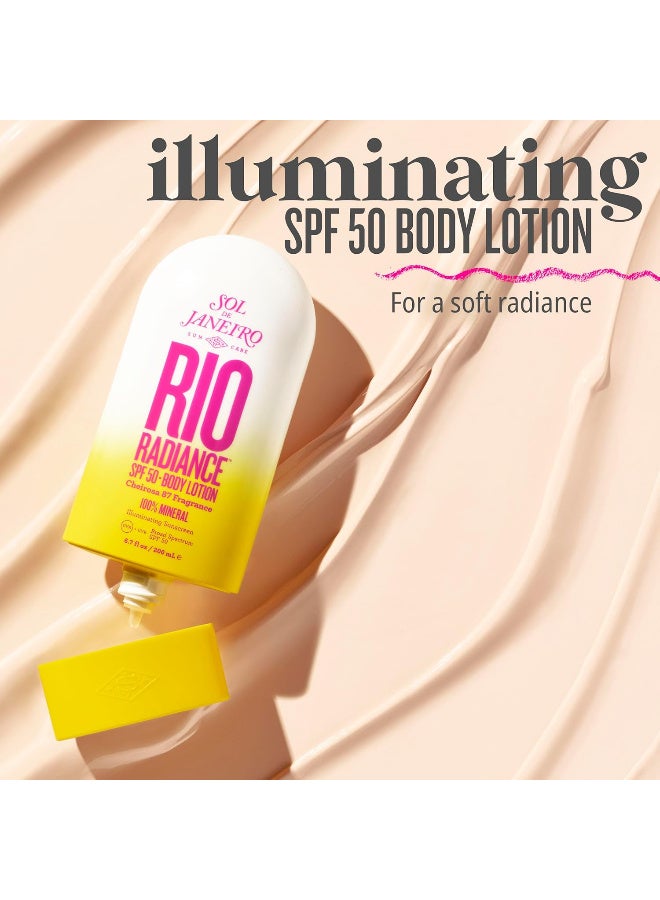 سول دي جانيرو لوشن الجسم ريو راديانس 100% معدني 100% من سول دو جانيرو بعامل حماية الأشعة فوق البنفسجية طويلة ومتوسطة المدى واسع الطيف الشمس 50 جاف - Image 3