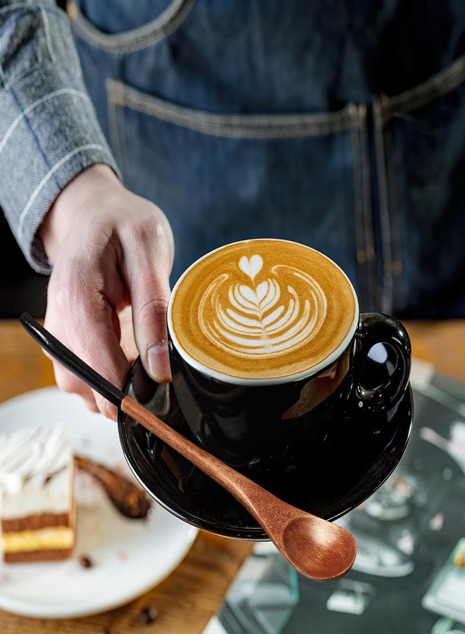 AOOSY Wooden Long Tea Spoons, AOOSY 9.13 inches 10 Pieces 100% Natural Wood Long Handle Drink Spoons Honey Spoon Cocktail Stirrer Swizzle Sticks - Image 5