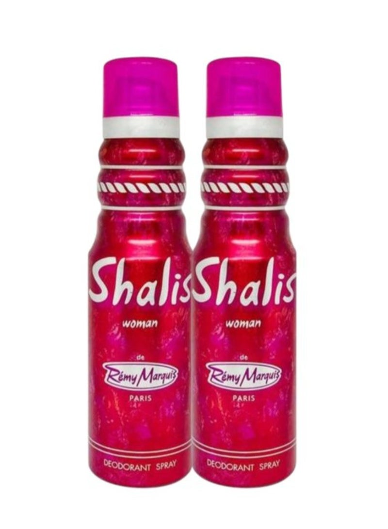 Remy Marquis Shalis Deodorant Spray For Women - 175 Ml (2 PCS)