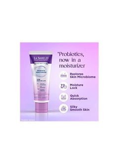 La Shield La Shield Probiotic Moisturizer Body Lotion  Restores Skin microbiome   72 hydration Silky smooth skin feel For All Skin types  100 ml  - Image 3