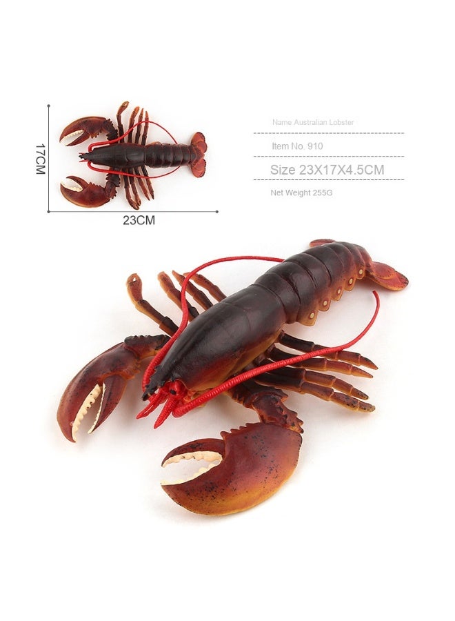 NIBEMINENT Realistic Ocean Creatures Lobster Model - Bring the Ocean World to Life at Home