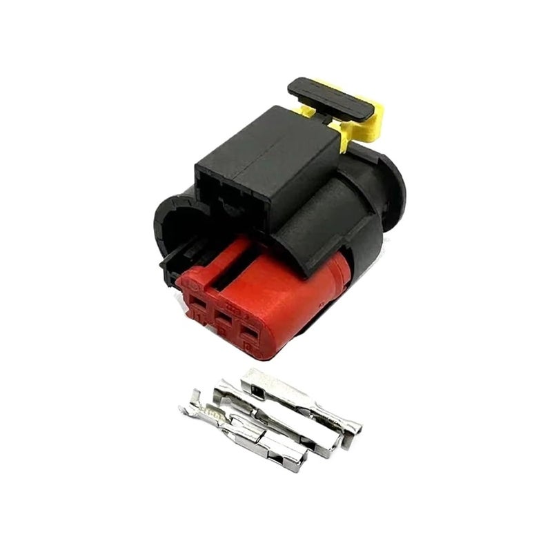 SSXLSMYXGS 1 Set 3 Pin .5mm Car Waterproof Sensor Engine Ignition Coil Connectors 284426-1 284425-1 SSXLSMYXGS(with 15cm Wire,1 Set) - Image 3