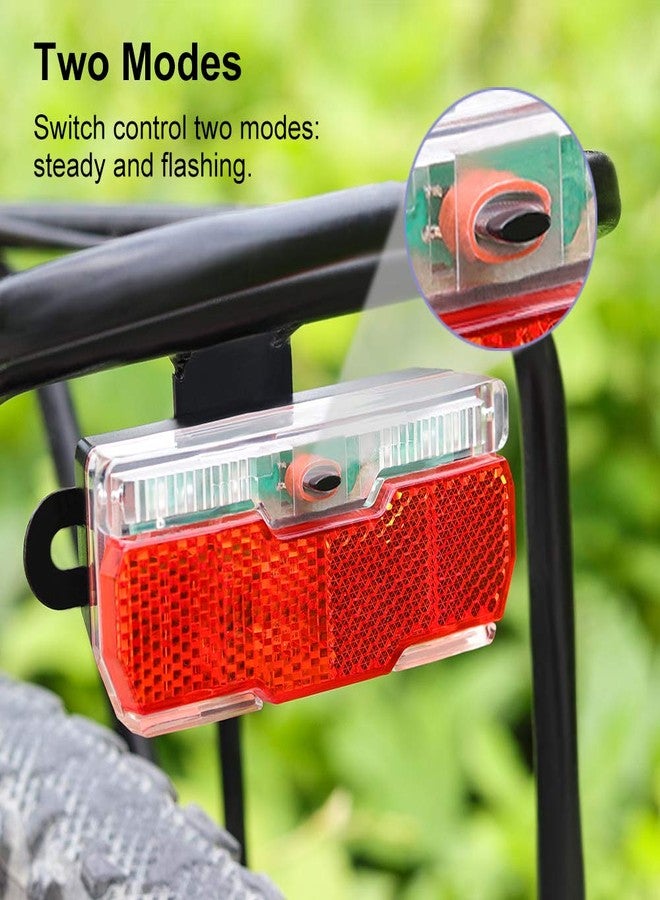 Onature Bike Rack Tail Light with 2 Modes Steady and Flashing, Bicycle Rear Rack Light Easy to Install on Cargo Rack, Fit 50mm Bolt Holes Mount, Taillight for Bicycle - Image 3